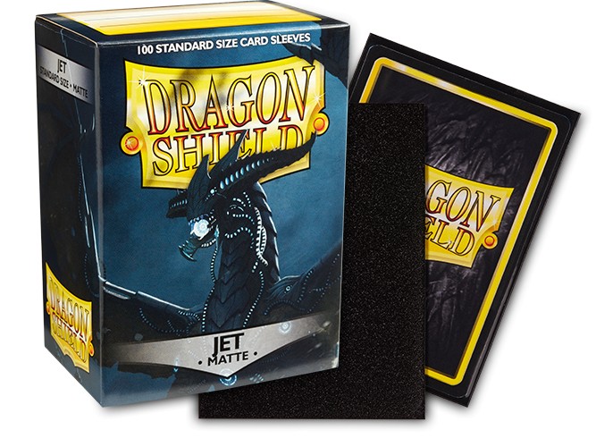 [ACC-SH-AT-11024] Matte Jet (100-Pack) - Dragon Shield Card Sleeves