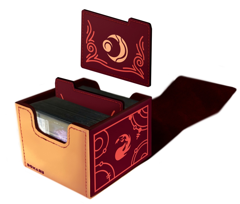 [ACC-SH-GATMTGABDMR26CDR] Gatherers' Tavern: Magic the Gathering Lorwyn Eclipsed Cinder Red Domaru Box