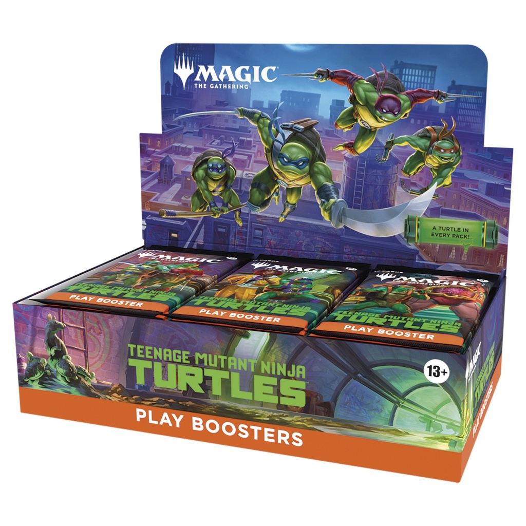 [SLD-MTG-WCMGTMNTPB-TMNT-PBD] Teenage Mutant Ninja Turtles Play Booster Display
