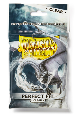 [ACC-SH-AT-13001] Perfect Fit - Clear/Clear (100-Pack) - Dragon Shield Card Sleeves