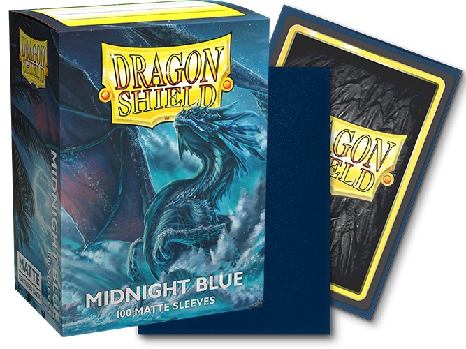 [ACC-SH-AT-11057] Matte Midnight Blue (100-Pack) - Dragon Shield Card Sleeves