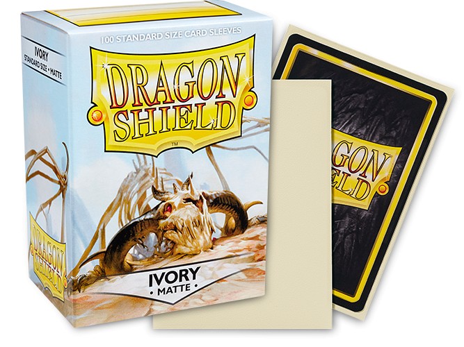 [ACC-SH-AT-11017] Matte Ivory (100-Pack) - Dragon Shield Card Sleeves