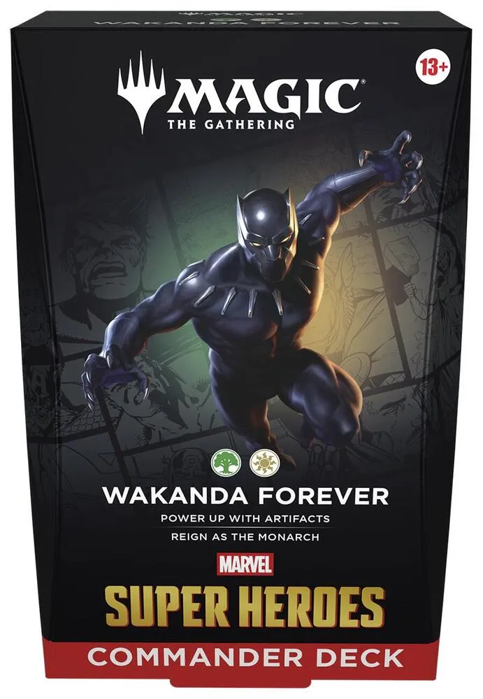 [SLD-SH-WCMGMSHCOM-WAKA] Magic: The Gathering - Marvel Super Heroes Commander Deck - Wakanda Forever